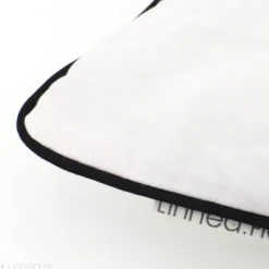 Housse de coussin 30x60 cm MONTSEGUR Blanc