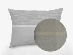 Housse de coussin ZAGORA pur coton 250 g/m² 50x70 cm beige lin