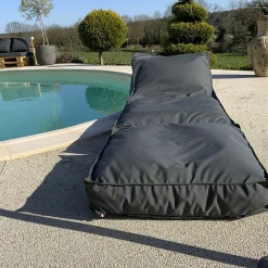 Housse de matelas bain de soleil (160x65 cm - Gris anthracite)