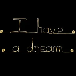 I have a dream - Sculpture fil de fer 30-40 cm - Bijoux de mur
