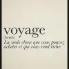 Image encadrée couleur voyage Dada Art orientation portrait l.33 x H.43 x ép.3 cm