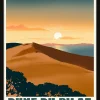 Image encadrée dune du pilat Dada Art cadre noir 30x40 cm