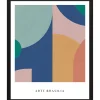 Image encadrée formes multicolore Arte Brasilia L.50 x l.40 cm