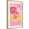 Image encadrée fruits l.30 x H.40 cm