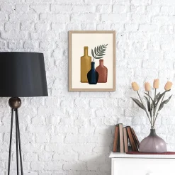 Image encadrée vases Dada Art l.30 x H.40 cm multicolore