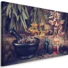 Image Sur Toile HERBES Plantes Nature 3D 30cm x 20cm - Parfait pour décorer votre salon, chambre ou bureau avec un design unique