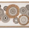 Impression sur toile avec cadre et applications 70x2,8x35 cm