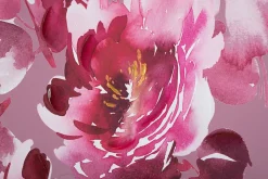 Impression sur toile violet fleurs 80x3x120 cm