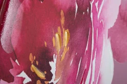 Impression sur toile violet fleurs 80x3x120 cm