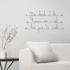 J'ai décidé d'être heureux car c'est bon pour la santé - Sculpture fil de fer 60-75 cm - Bijoux de mur