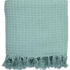 Jeté de canapé en coton gaufré 170x250 cm