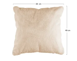 Joy - coussin - en fausse fourrure - 48x48 cm - Lisa Design