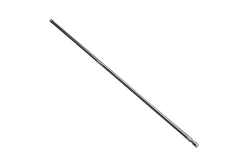 Kit barre de rideau GoodHome 70/100 Konera Nickel