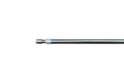 Kit barre de rideau GoodHome 70/100 Konera Nickel
