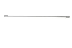 Kit barre de rideau GoodHome embout bouchon 70/100 Dokos Mat