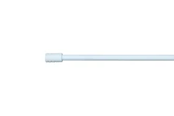 Kit barre de rideau GoodHome embout bouchon 70/100 Dokos Mat