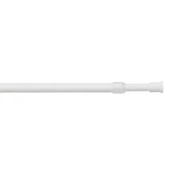 Kit barre de rideau GoodHome 70/100 Blanc mat Konera