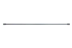 Kit barre de rideau GoodHome embout bouchon 50/80 Dokos Nickel