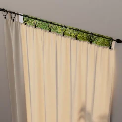 Kit Barre de vitrage Dokos GoodHome extensible ⌀7/9mm Long.50/80cm noir