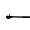 Kit Barre de vitrage GoodHome extensible ⌀7/9mm Long.100/150cm noir