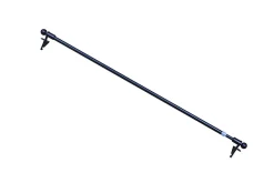 Kit Barre de vitrage GoodHome extensible ⌀7/9mm Long.100/150cm noir