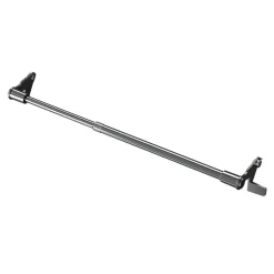 Kit Barre de vitrage GoodHome extensible ⌀7/9mm Long.100/150cm argent