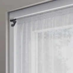 Kit Barre de vitrage GoodHome extensible ⌀7/9mm Long.100/150cm argent