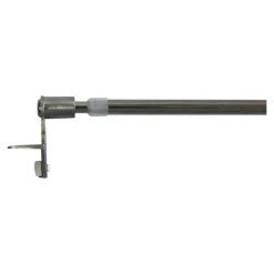 Kit Barre de vitrage GoodHome extensible ⌀7/9mm Long.100/150cm argent
