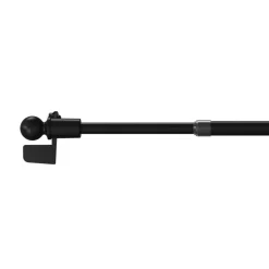 Kit Barre de vitrage GoodHome extensible ⌀7/9mm Long.30/50cm noir