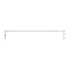 Kit Barre de vitrage GoodHome extensible ⌀7/9mm Long.100/150cm blanc