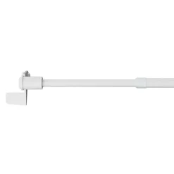 Kit Barre de vitrage GoodHome extensible ⌀7/9mm Long.100/150cm blanc