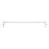 Kit Barre de vitrage GoodHome extensible ⌀7/9mm Long.30/50cm blanc
