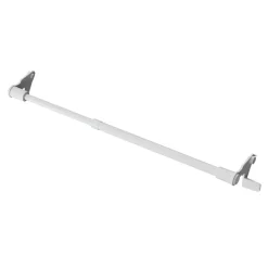 Kit Barre de vitrage GoodHome extensible ⌀7/9mm Long.30/50cm blanc