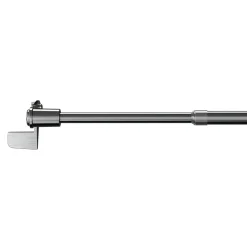 Kit Barre de vitrage GoodHome extensible ⌀7/9mm Long.30/50cm argent