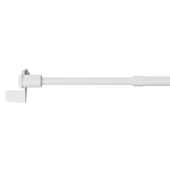 Kit Barre de vitrage GoodHome extensible ⌀7/9mm Long.50/80cm blanc