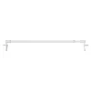 Kit Barre de vitrage GoodHome extensible ⌀7/9mm Long.70/100cm blanc