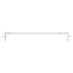 Kit Barre de vitrage GoodHome extensible ⌀7/9mm Long.70/100cm blanc