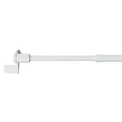 Kit Barre de vitrage GoodHome extensible ⌀7/9mm Long.70/100cm blanc