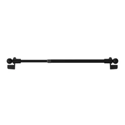 Kit Barre de vitrage Konera GoodHome extensible ⌀7/9mm Long.50/80cm noir
