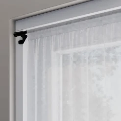 Kit Barre de vitrage Konera GoodHome extensible ⌀7/9mm Long.50/80cm noir