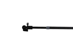 Kit Barre de vitrage Konera GoodHome extensible ⌀7/9mm Long.70/100cm noir