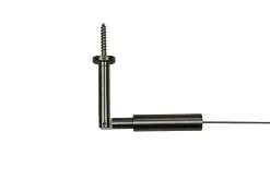 Kit câble pour rideau 5 m à fixer au mur, Koufo