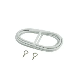 Kit câble pour Rideau occultant polyester 1 m blanc
