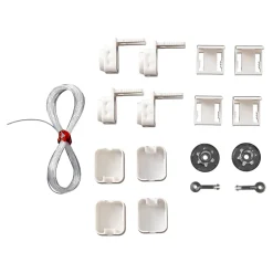 Kit de guidage latéral de store enrouleur tansparent
