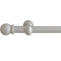 Kit de tringle à rideau 214cm, ⌀35mm blanc