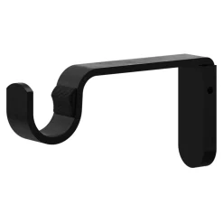 Kit de tringle à rideau extensible embout cage Araxos GoodHome 200/330 cm, Ø16/19 mm noir
