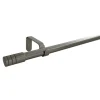 Kit de tringle à rideau extensible embout bouchon Athens GoodHome 200/330 cm, Ø19mm gris