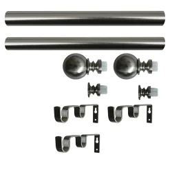 Kit de tringle à rideau extensible Athens GoodHome L.200/330 cm ⌀25/28cm