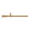 Kit de tringle à rideau extensible simple embout cône Syros effet chêne 200/330cm Ø16/19mm GoodHome