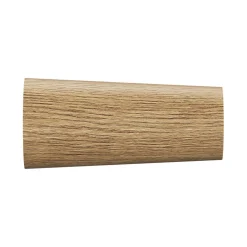 Kit de tringle à rideau extensible simple embout cône Syros effet chêne 200/330cm Ø16/19mm GoodHome